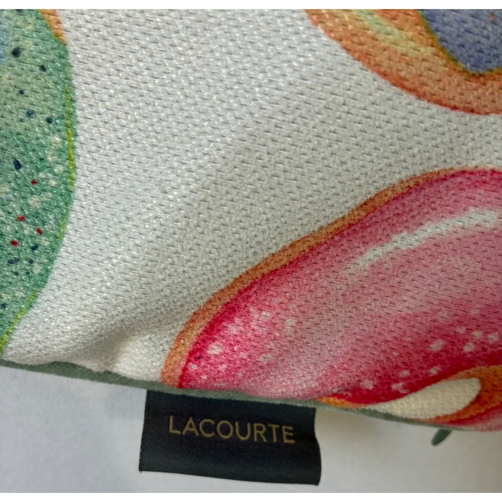 Lacourte Throw Pillow Cover I Donut Care Graphic Home Decor 19X19 Green - Picture 4 of 6